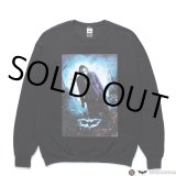 WACKO MARIA/THE DARK KNIGHT TRILOGY / SWEAT SHIRT（BLACK）［クルーネックスウェット-25春夏］