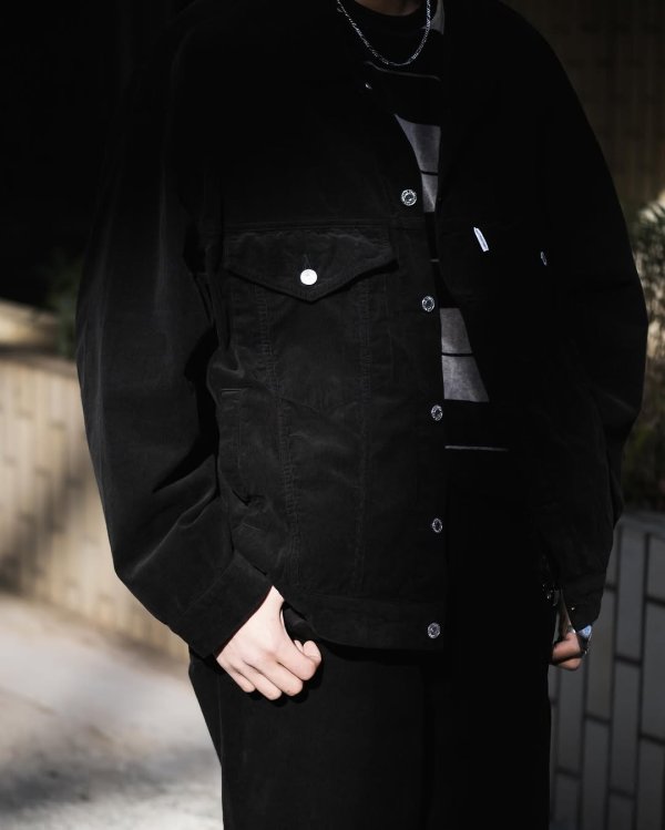 画像5: COOTIE PRODUCTIONS/3rd Type Corduroy Jacket（Black）［サードタイプコーデュロイJKT-25春夏］