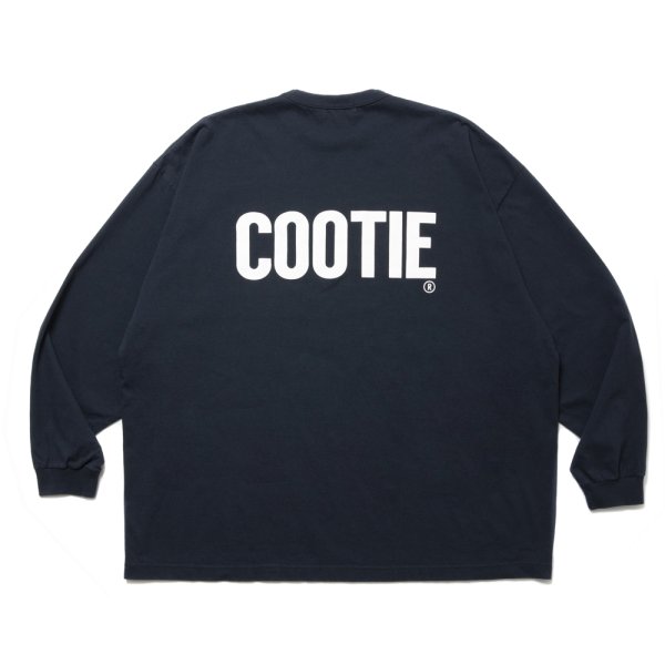 画像1: COOTIE PRODUCTIONS/AD Processing Oversized L/S Tee（Navy）［プリント長袖T-25春夏］