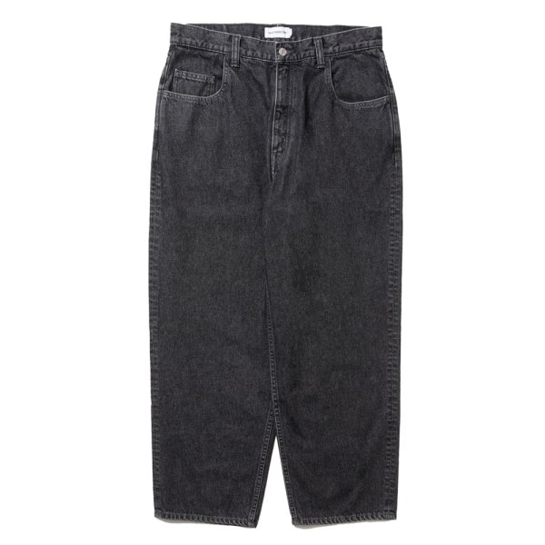 画像1: COOTIE PRODUCTIONS/5 Pocket Denim Baggy Pants（Black Fade）［デニムバギーパンツ-25春夏］