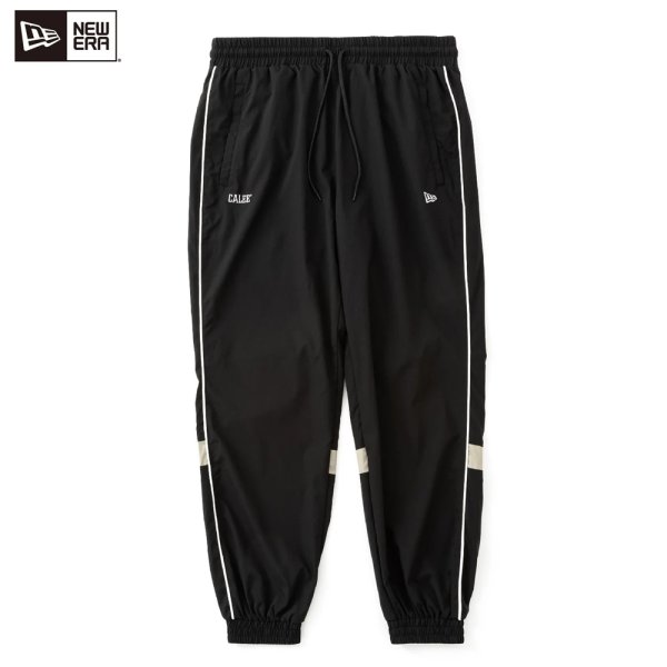 画像1: CALEE/× NEWERA CALEE LOGO OVERSIZED PIPING TRACK PANTS＜EXCLUSIVE＞（BLACK）［トラックパンツ-25春夏］