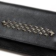 画像5: CALEE/STUDS LEATHER LONG WALLET（BLACK）［スタッズレザーロングウォレット-25春夏］