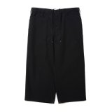 COOTIE PRODUCTIONS/T/C Weather T/Q Cut Work Easy Trousers（Black）［スリークォーターカットワークイージートラウザース-25春夏］