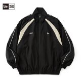 CALEE/× NEWERA CALEE LOGO OVERSIZED PIPING TRACK JACKET＜EXCLUSIVE＞（BLACK）［トラックJKT-25春夏］