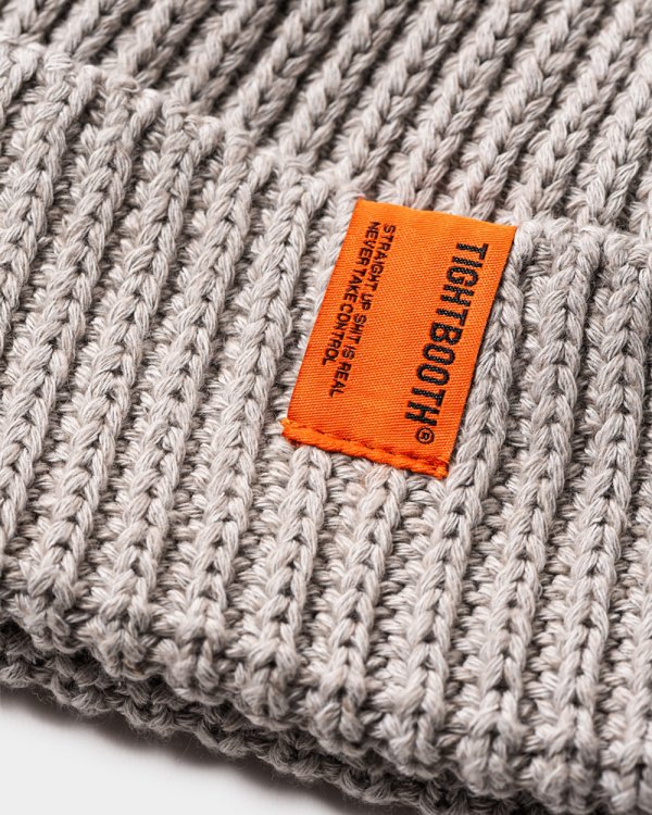 画像2: TIGHTBOOTH/TAG BEANIE（Grey）［タグビーニー-25春夏］