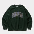 画像1: TIGHTBOOTH/COLLEGE CREW SWEAT SHIRT（Forest）［クルーネックスウェット-25春夏］ (1)