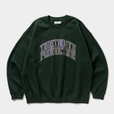 TIGHTBOOTH/COLLEGE CREW SWEAT SHIRT（Forest）［クルーネックスウェット-25春夏］