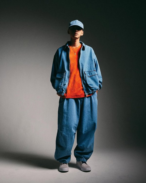 画像2: TIGHTBOOTH/DENIM BALLOON PANTS（Light Blue）［デニムバルーンパンツ-25春夏］