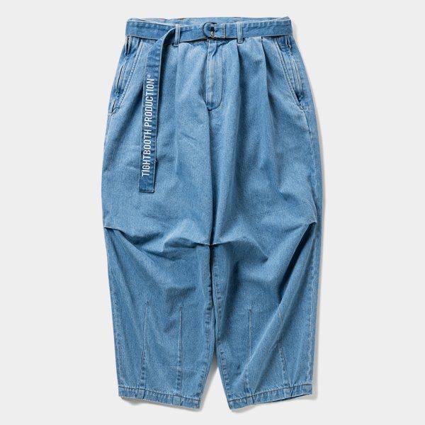 画像1: TIGHTBOOTH/DENIM BALLOON PANTS（Light Blue）［デニムバルーンパンツ-25春夏］