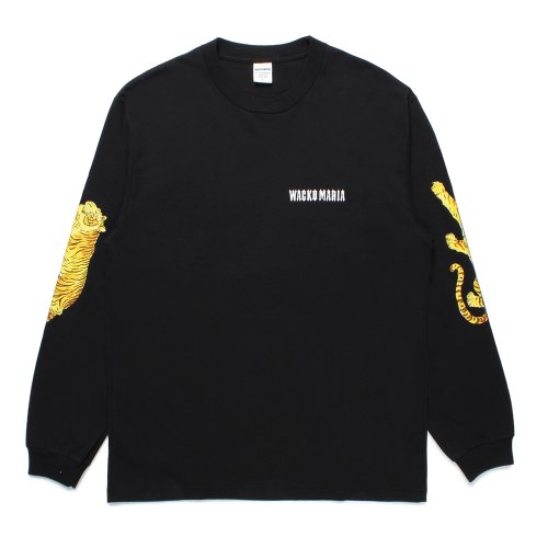 他の写真1: WACKO MARIA/TIM LEHI / WASHED HEAVY WEIGHT LONG SLEEVE T-SHIRT（BLACK）［プリント長袖T-25春夏］