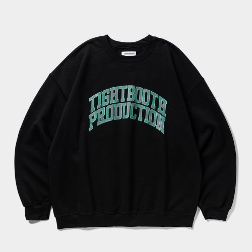 他の写真1: TIGHTBOOTH/COLLEGE CREW SWEAT SHIRT（Black）［クルーネックスウェット-25春夏］