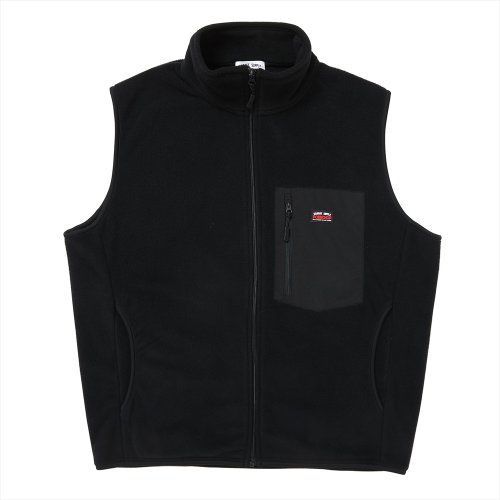 他の写真1: PORKCHOP/FLEECE VEST（BLACK）［フリースベスト-25春夏］