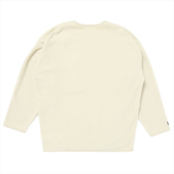 画像2: PORKCHOP/CS FLEECE SHIRT（NATURAL）［フリースクルーネック-25春夏］