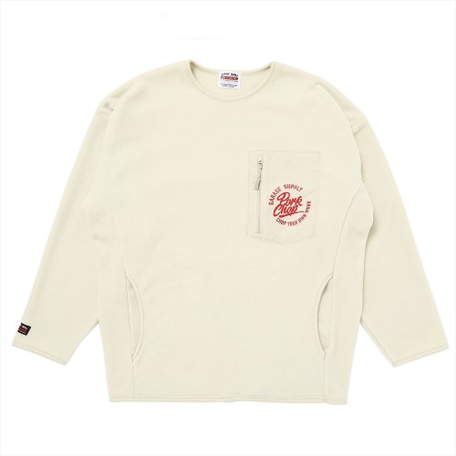 他の写真1: PORKCHOP/CS FLEECE SHIRT（NATURAL）［フリースクルーネック-25春夏］