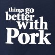 画像4: PORKCHOP/THINGS GO BETTER TOTE BAG（NAVY）［トートバッグ-25春夏］