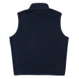 画像2: PORKCHOP/FLEECE VEST（NAVY）［フリースベスト-25春夏］ (2)