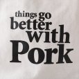 画像4: PORKCHOP/THINGS GO BETTER TOTE BAG（GRAY）［トートバッグ-25春夏］