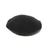 COOTIE PRODUCTIONS/Crochet Knit Beret（Black）［ニットベレー-25春夏］