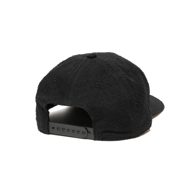 画像3: COOTIE PRODUCTIONS/Needle Punch Twill 5 Panel Cap（Black）［ニードルパンチツイル5パネルキャップ-25春夏］