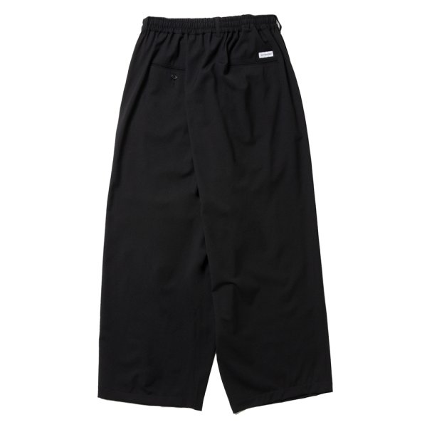 画像2: COOTIE PRODUCTIONS/Punching Faux Suede 5 Pocket Wide Easy Pants（Black）［パンチングビーガンスウェードワイドイージーパンツ-25春夏］