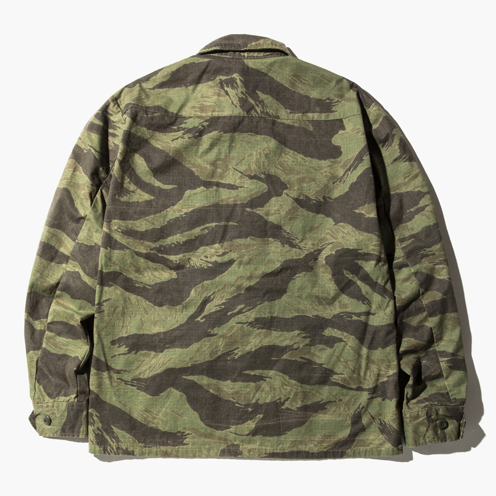 Calee Tiger Camo Military Jacket カモ 30 Off タイガーカモ柄ミリタリーjkt 19秋冬 Jonas