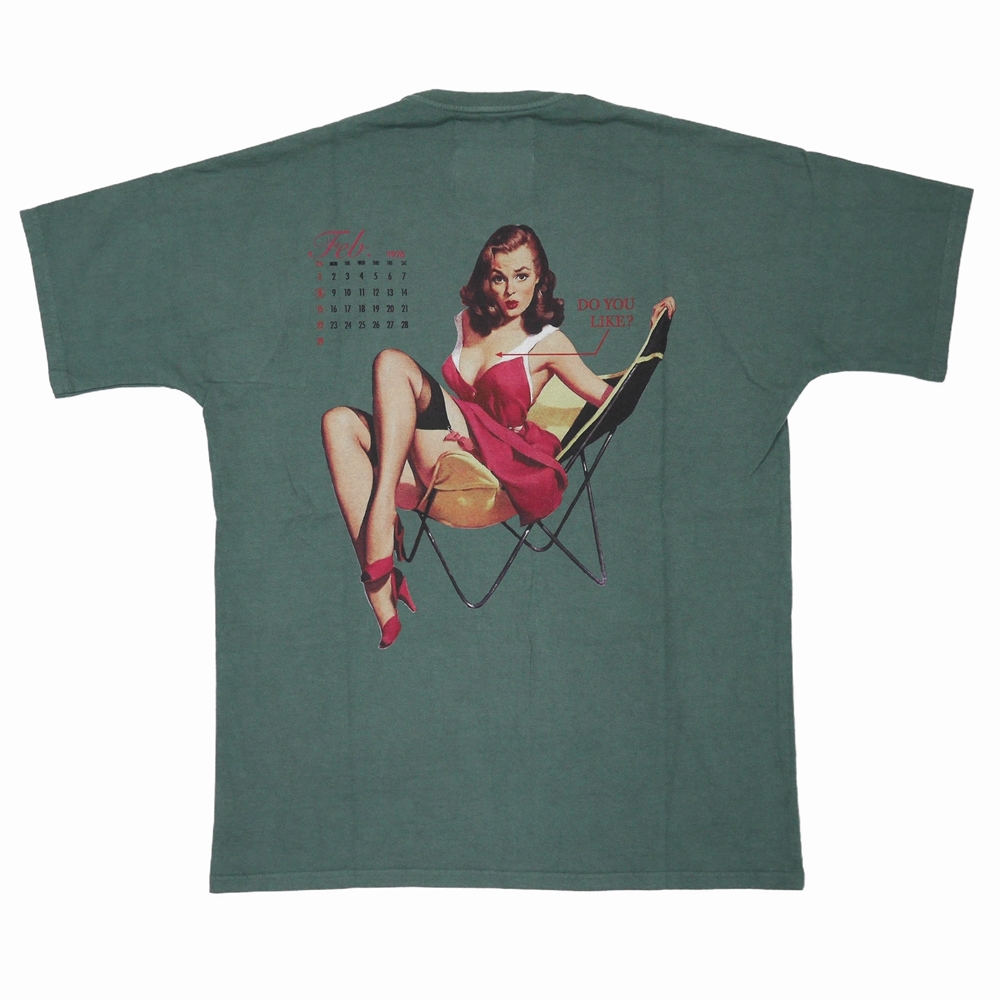 DAIRIKU Pinup Girl” Half Sleeve Shirt
