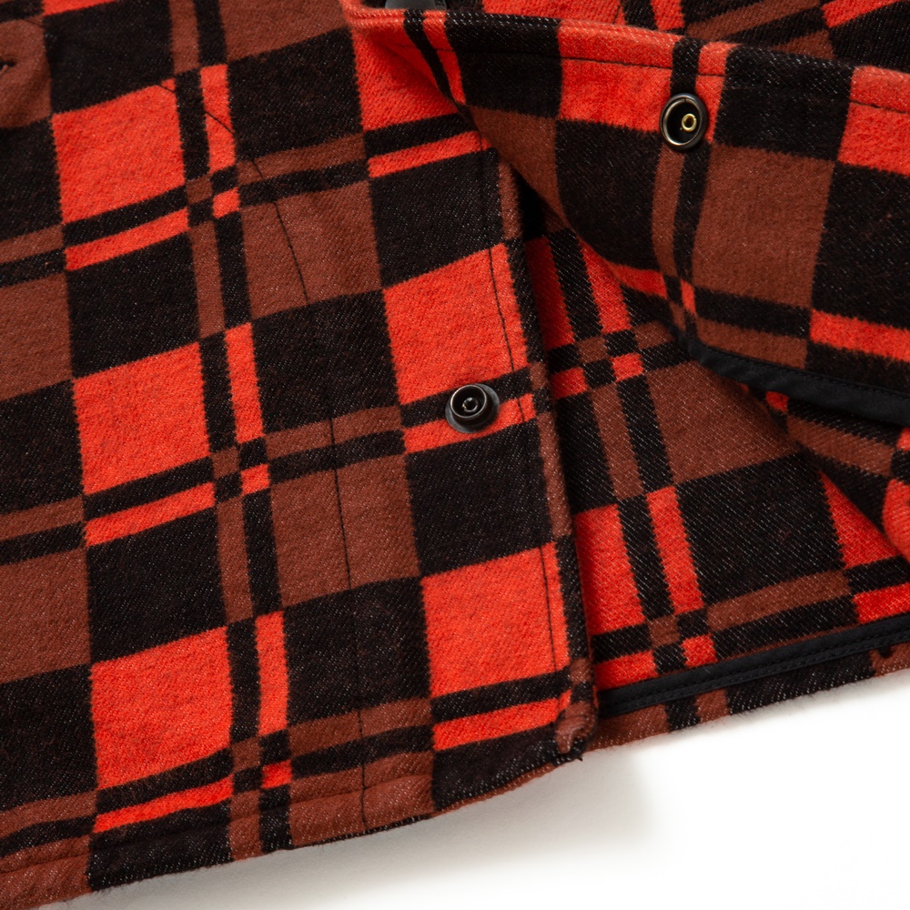 Rats Heavy Cotton Check Shirt Jkt ブラック オレンジチェック ヘビーコットンチェックシャツjkt 秋冬 Jonas