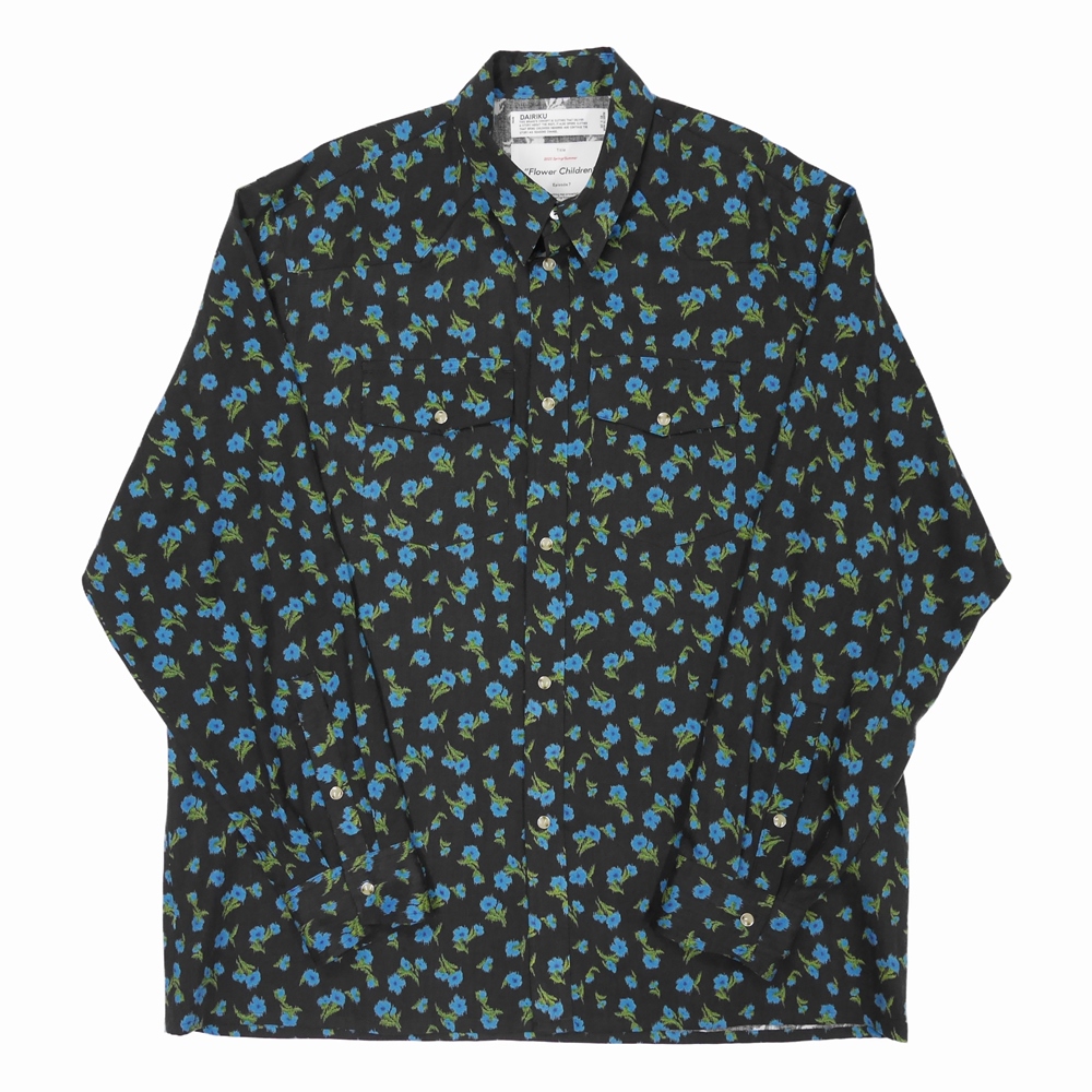 ベンチ 収納付 dairiku 21ss ''Wyatt'' Western Shirt - 通販