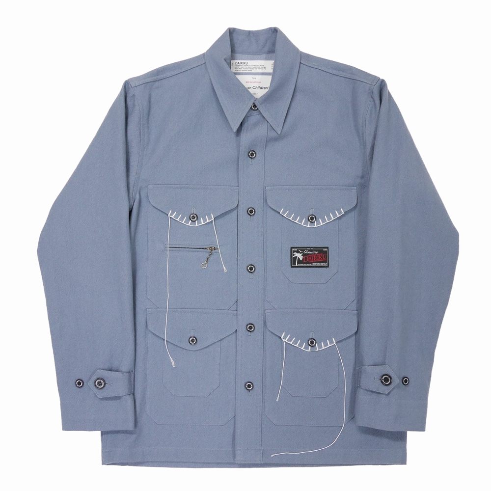 Dairiku Blanket Embroidery Work Jacket モーニングスカイ ワークジャケット 21春夏 Jonas