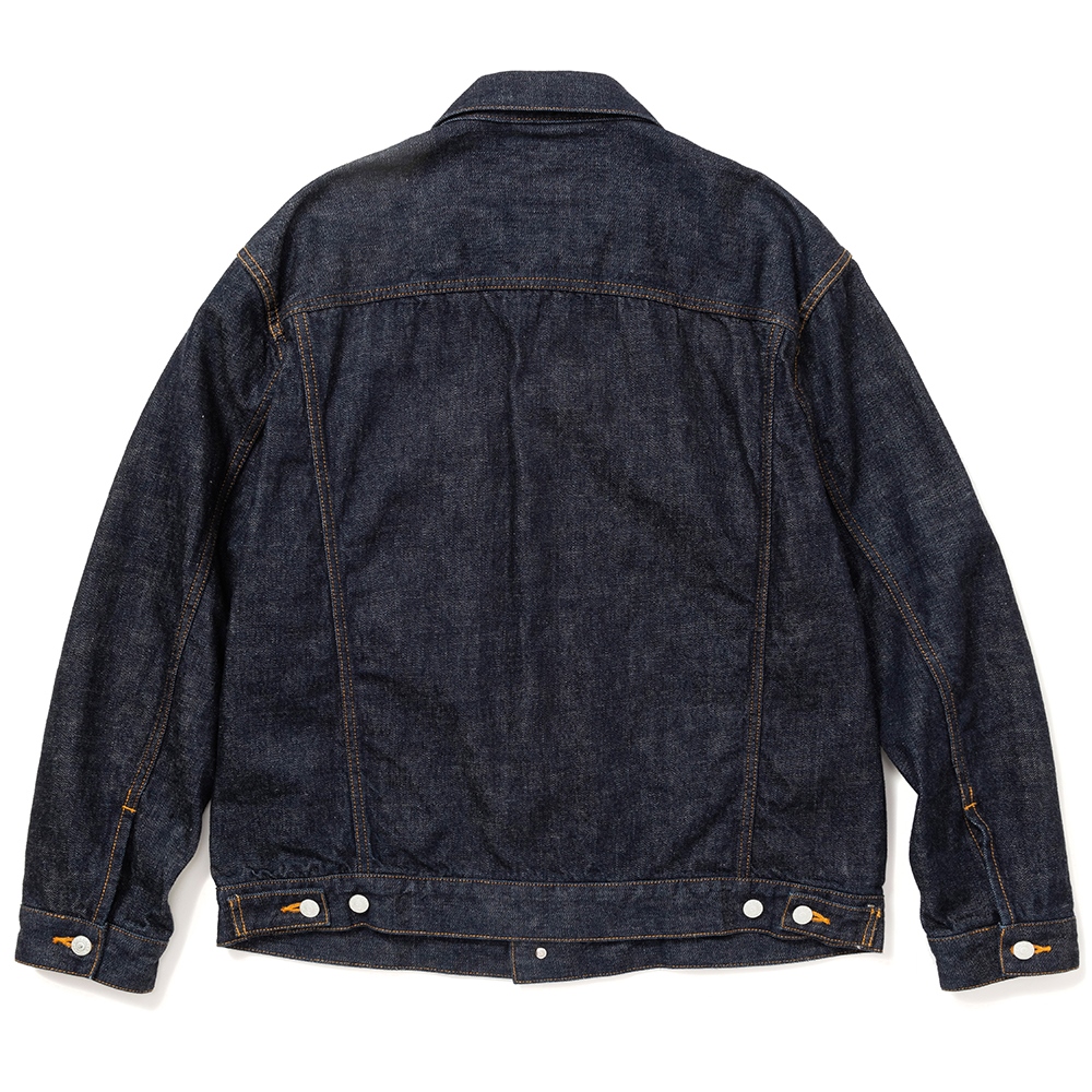 CALEE/Vintage reproduct 3rd type ow denim jacket（インディゴブルー