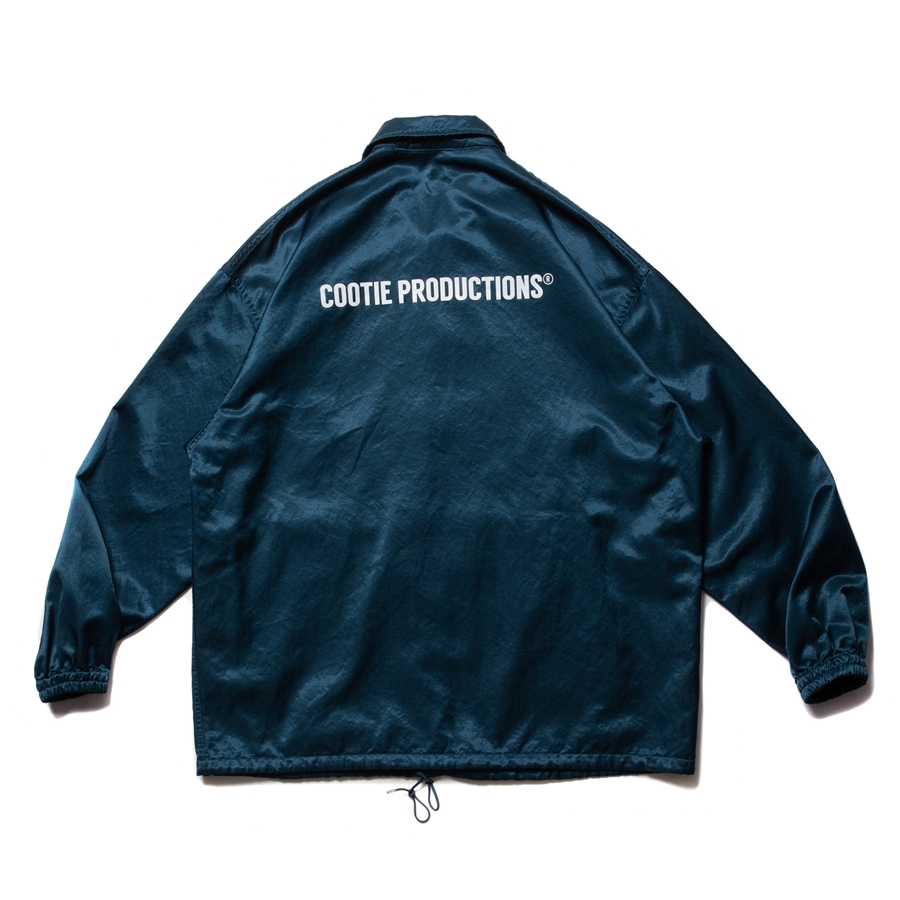 COOTIE PRODUCTIONS/R/C Satin Coach Jacket（ブルー）［R/Cサテン