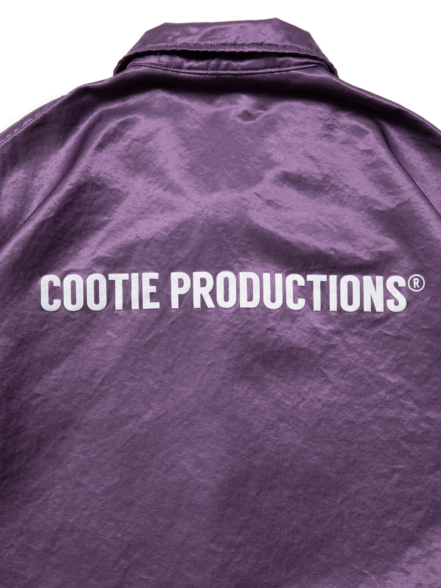 ラグビー様専用 cootie SATIN COACH (PURPLE) ジャケット/アウター