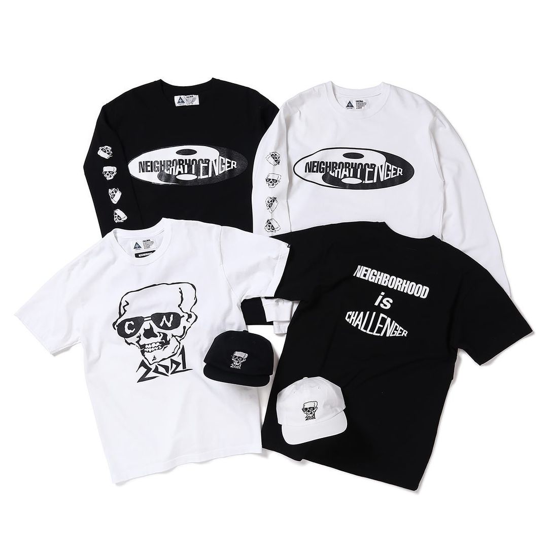 NEIGHBORHOOD×CHALLENGER SKULL L/S TEE XL-