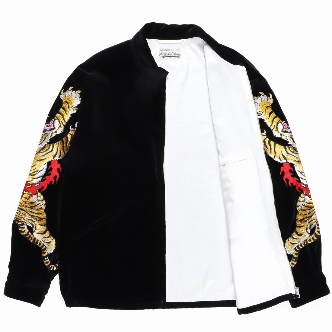 WACKO MARIA/TIM LEHI / VELVET VIETNAM JACKET（BLACK）［ベルベット