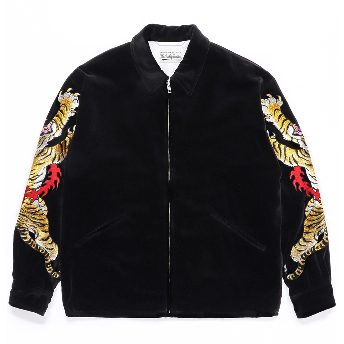 WACKO MARIA/TIM LEHI / VELVET VIETNAM JACKET（BLACK）［ベルベット