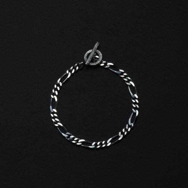 画像1: ANTIDOTE BUYERS CLUB/Figaro Wide Chain Bracelet（Silver）［フィガロワイドチェーンブレスレット］ (1)