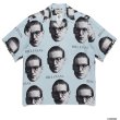 画像1: WACKO MARIA/BILL EVANS / HAWAIIAN SHIRT S/S（TYPE-2）（ライトブルー）［ハワイアンシャツ-22春夏］ (1)