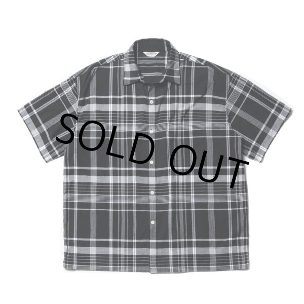 COOTIE PRODUCTIONS/Madras Check S/S Shirt（ブラック）［マドラス 