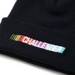 画像3: CHALLENGER/NATIONAL RACING KNIT CAP（BLACK/MULTI）［ニットキャップ-22秋冬］ (3)