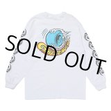 画像: CHALLENGER/L/S CHALLENGER WHEELS TEE（WHITE）［プリント長袖T-22秋冬］