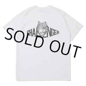 画像: CHALLENGER/WOLF LOGO TEE（WHITE）［プリントT-22秋冬］