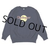 画像: CHALLENGER/MUD LOGO C/N SWEAT（NAVY）［クルーネックスウェット-22秋冬］