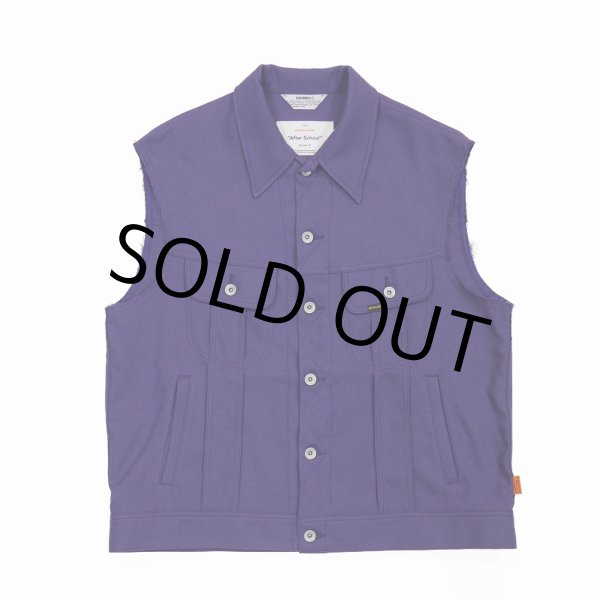 画像1: DAIRIKU/"Regular" Polyester Vest（Purple） 【50%OFF】［ポリエステルベスト-22秋冬］ (1)