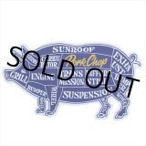 画像: PORKCHOP/PORK STICKER（BLUE）［ポークステッカー-22秋冬］