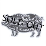 画像: PORKCHOP/PORK STICKER（BLACK）［ポークステッカー-22秋冬］