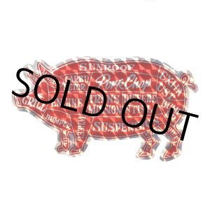 画像: PORKCHOP/HOLOGRAM PORK STICKER（RED）［ホログラムポークステッカー-22秋冬］