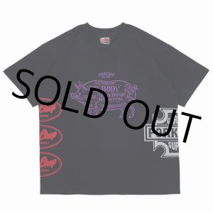 画像: PORKCHOP/MULTI LOGOS TEE（BLACK）［プリントT-22秋冬］