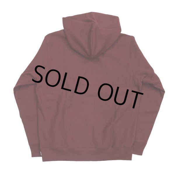 画像2: WACKO MARIA/HEAVY WEIGHT PULLOVER HOODED SWEAT SHIRT（BURGUNDY）［プルオーバーパーカー-22秋冬］ (2)