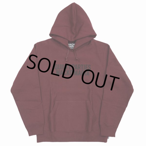 画像1: WACKO MARIA/HEAVY WEIGHT PULLOVER HOODED SWEAT SHIRT（BURGUNDY）［プルオーバーパーカー-22秋冬］ (1)