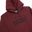 画像4: WACKO MARIA/HEAVY WEIGHT PULLOVER HOODED SWEAT SHIRT（BURGUNDY）［プルオーバーパーカー-22秋冬］ (4)